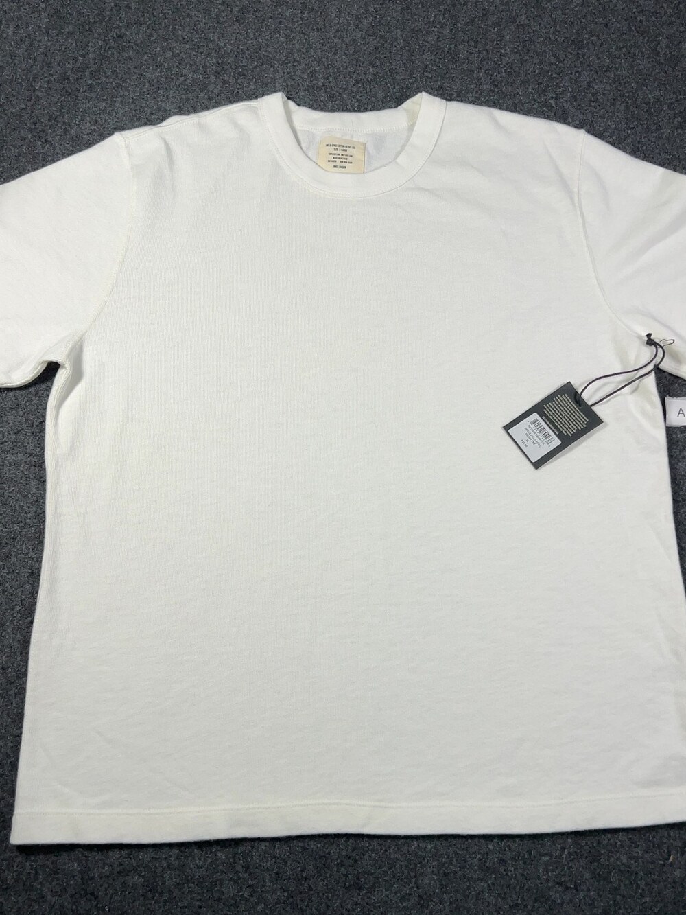 Buck Mason White Field-Spec Cotton Heavy Tee Mens Sz XL NWI Msrp55 [AF29]